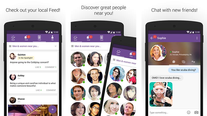 Meanwhile, app Meet Me section brings for familiar Tinder-like interface of...